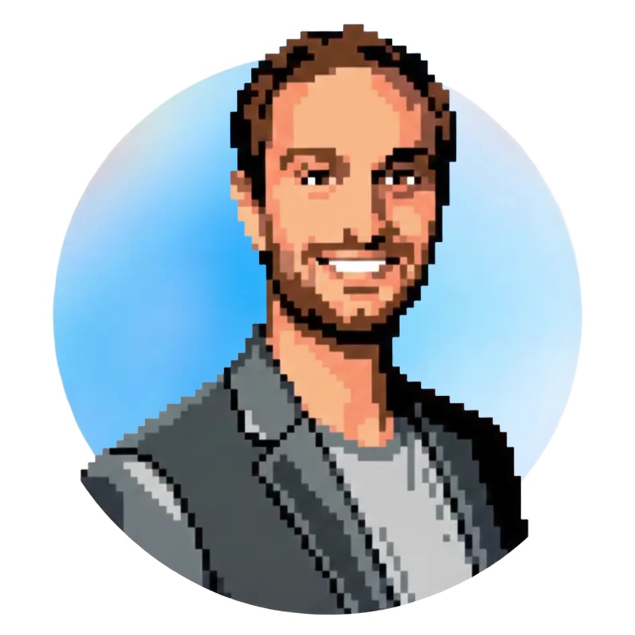 Mike Cantalupo, pixel-art portrait